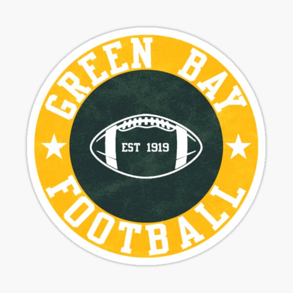 Green Bay Packers Patch Tag NFC National Football League NFL Wisconsin GB  WI AFC