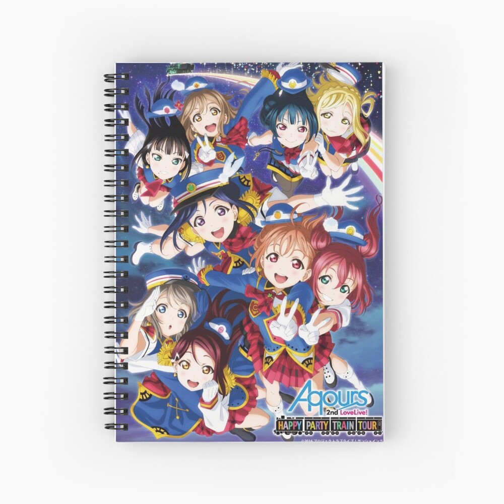 Happy Party Train Aqours Poster Art Print By Flarethevulpix Redbubble