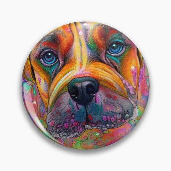 Item preview, Tribal Boxer Dog Pop Art 3 designed and sold by DiatomDesigns.