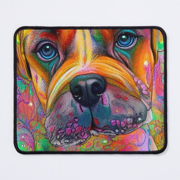 Item preview, Tribal Boxer Dog Pop Art 3 designed and sold by DiatomDesigns.