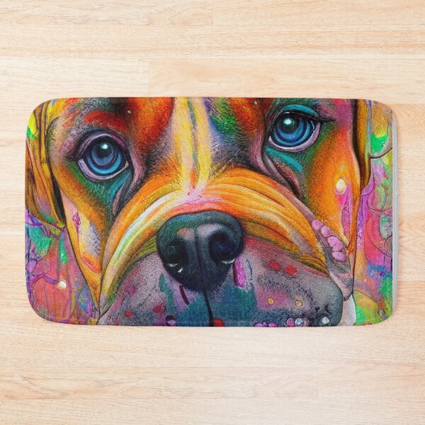 Item preview, Tribal Boxer Dog Pop Art 3 designed and sold by DiatomDesigns.