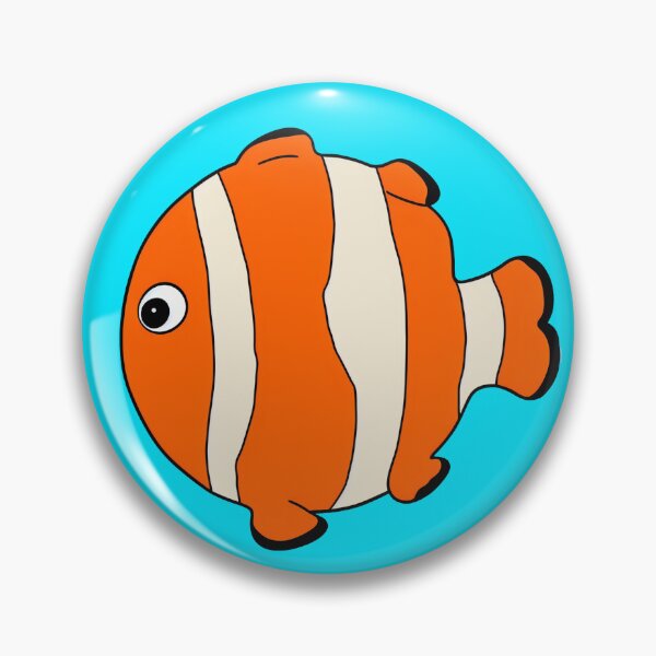 Item preview, A cartoonish round clownfish kugli style X designed and sold by BrachiaST.