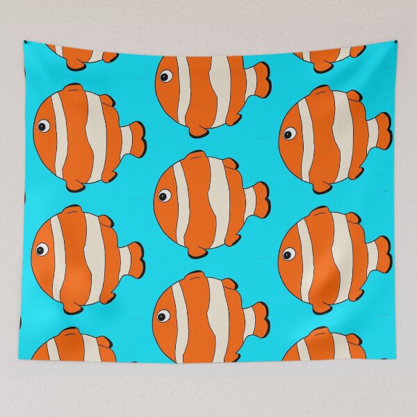 Item preview, A cartoonish round clownfish kugli style X designed and sold by BrachiaST.