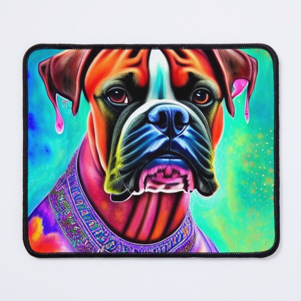 Item preview, Tribal Boxer Dog Pop Art 4 designed and sold by DiatomDesigns.