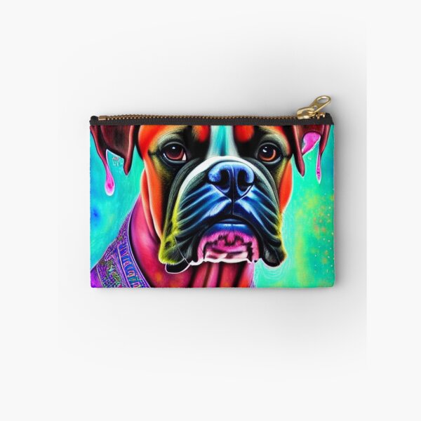 Item preview, Tribal Boxer Dog Pop Art 4 designed and sold by DiatomDesigns.