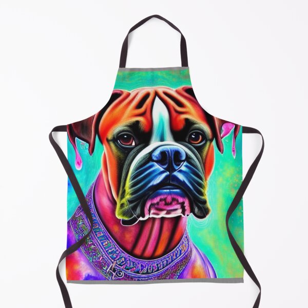 Item preview, Tribal Boxer Dog Pop Art 4 designed and sold by DiatomDesigns.