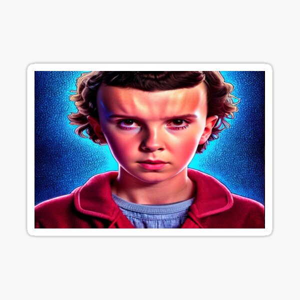 Stranger Things, Elf, Millie Bobby Brown Sticker