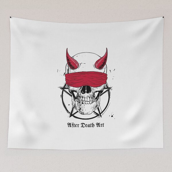 Item preview, After Death Art Pentacle Skull Blindfold designed and sold by darknessjeff86.