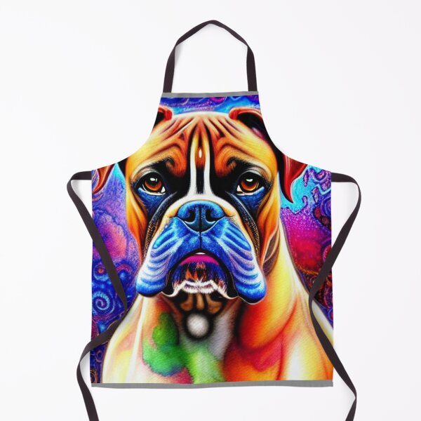 Item preview, Tribal Boxer Dog Pop Art 5 designed and sold by DiatomDesigns.