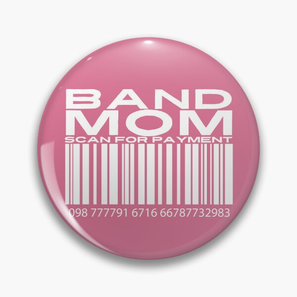 Item preview, Band Mom Scan For Payment | Band Mommy | Marching Band Mom (Black Lettering Available) designed and sold by Wavecrest Wearables.