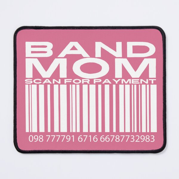 Item preview, Band Mom Scan For Payment | Band Mommy | Marching Band Mom (Black Lettering Available) designed and sold by Wavecrest Wearables.