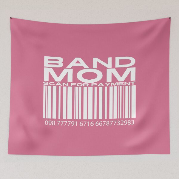 Item preview, Band Mom Scan For Payment | Band Mommy | Marching Band Mom (Black Lettering Available) designed and sold by Wavecrest Wearables.