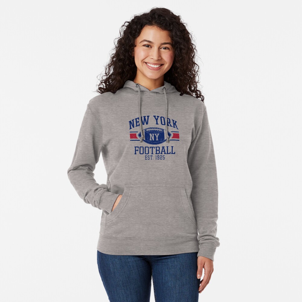 Vintage New York Football Team Retro NY Giants Goalline Sport Lightweight  Hoodie for Sale by UioniTaomis