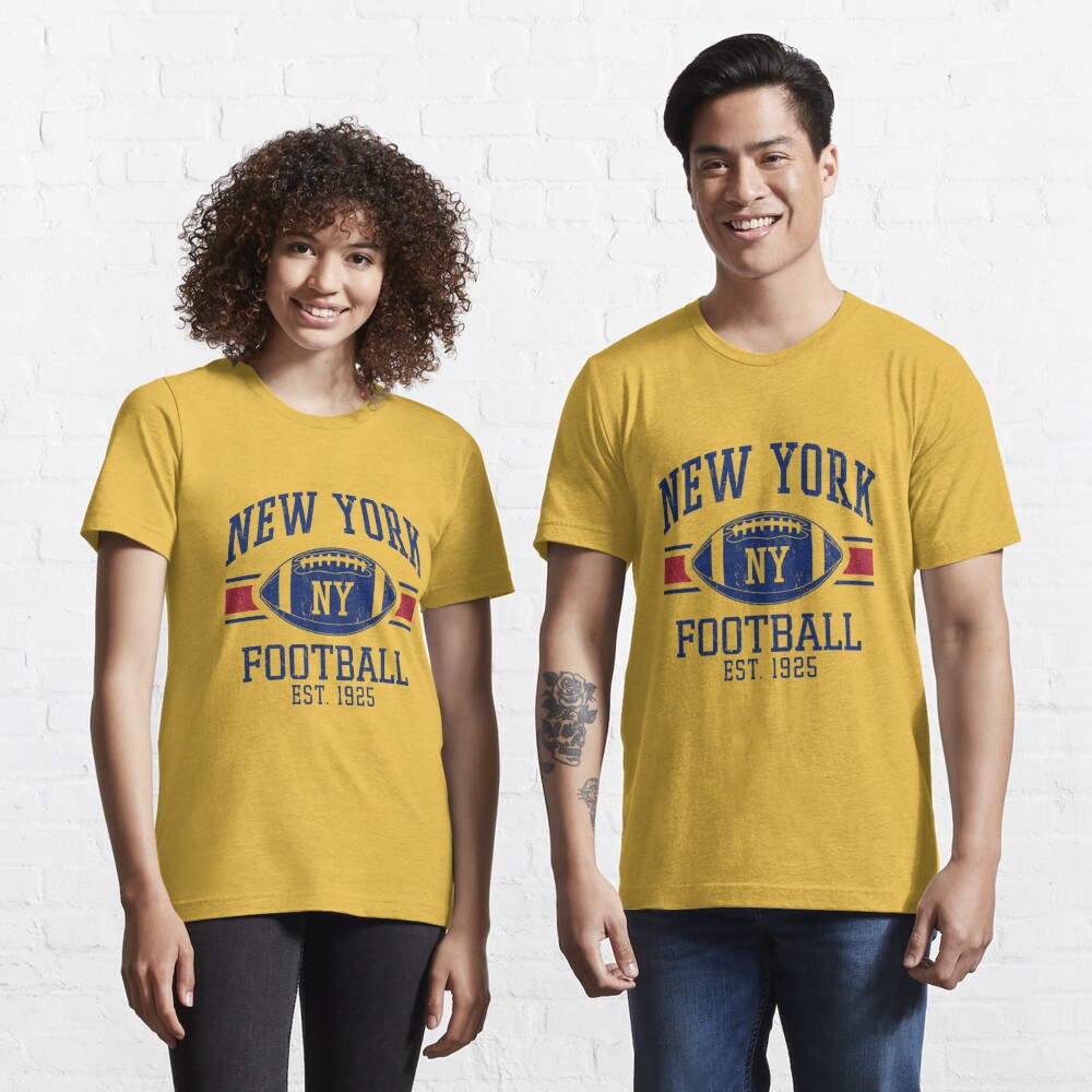 Vintage New York Football Team Retro NY Giants Goalline Sport | Essential  T-Shirt