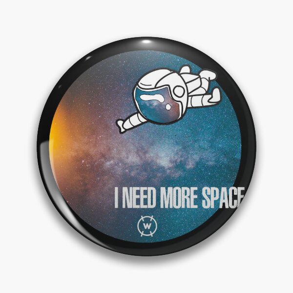 Item preview, Funny Quote Space Man Cartoon Astronaut I Need More Space designed and sold by wingstar.