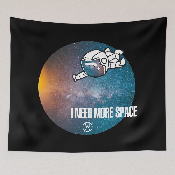 Item preview, Funny Quote Space Man Cartoon Astronaut I Need More Space designed and sold by wingstar.