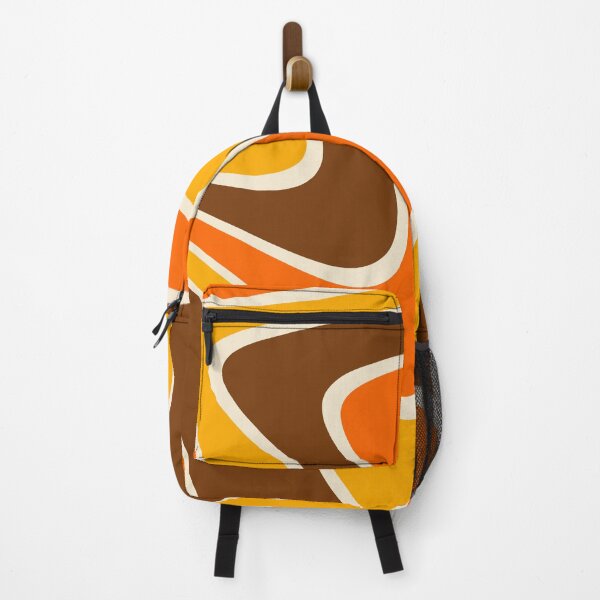 Item preview, 70s Retro Vintage Style Design Orange Yellow and Brown designed and sold by tonymagnerart.