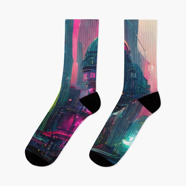 Item preview, Cyberpunk Worlds #CP1-4 designed and sold by DigitalvanShop.