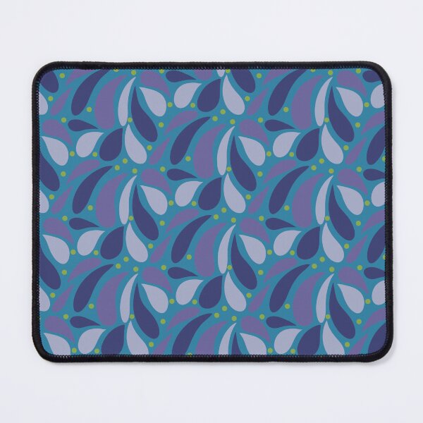 Item preview, Purple on Blue Seamless Pattern designed and sold by Cedarrue.
