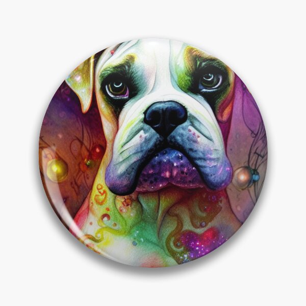 Item preview, Tribal Boxer Dog Pop Art 7 designed and sold by DiatomDesigns.