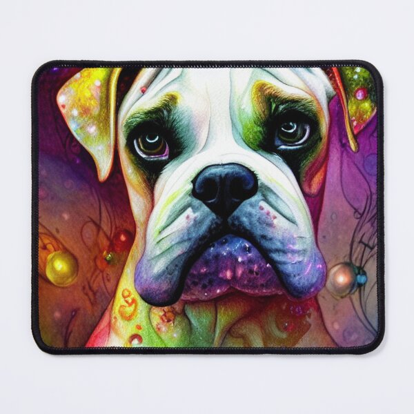 Item preview, Tribal Boxer Dog Pop Art 7 designed and sold by DiatomDesigns.
