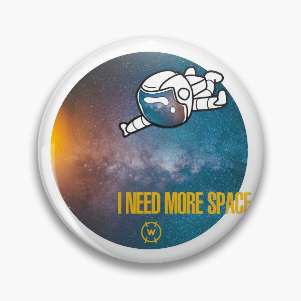 Item preview, Funny Quote Space Man Cartoon Astronaut I Need More Space designed and sold by wingstar.