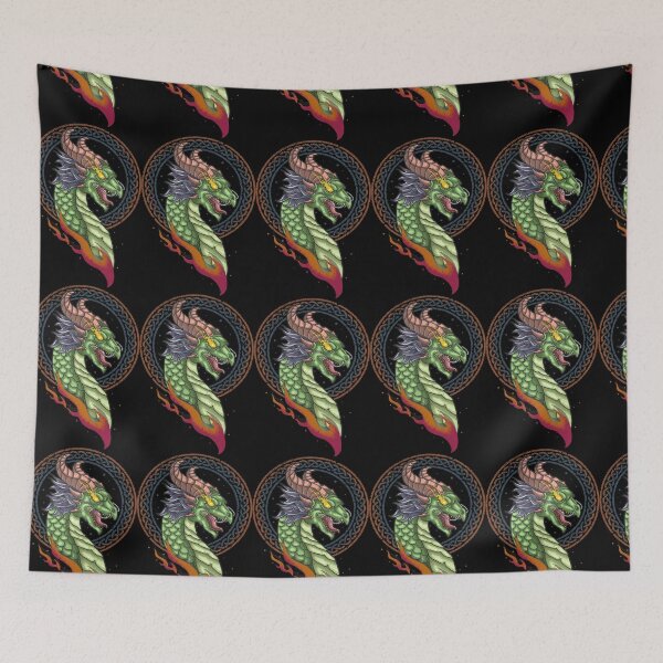 Item preview, DRAGON HEAD LOOKING LEFT designed and sold by sailorsam1805.