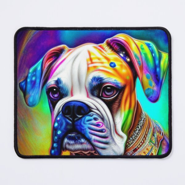 Item preview, Tribal Boxer Dog Pop Art 8 designed and sold by DiatomDesigns.
