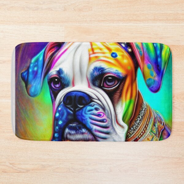 Item preview, Tribal Boxer Dog Pop Art 8 designed and sold by DiatomDesigns.
