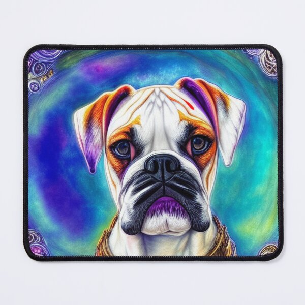 Item preview, Tribal Boxer Dog Pop Art 9 designed and sold by DiatomDesigns.