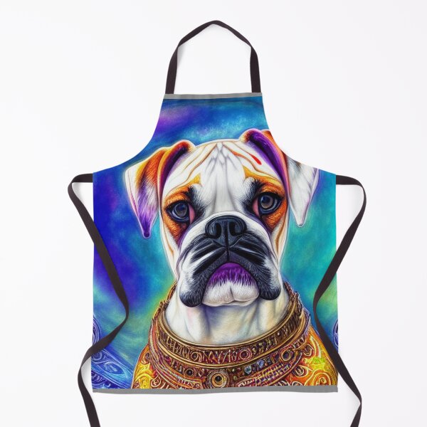 Item preview, Tribal Boxer Dog Pop Art 9 designed and sold by DiatomDesigns.