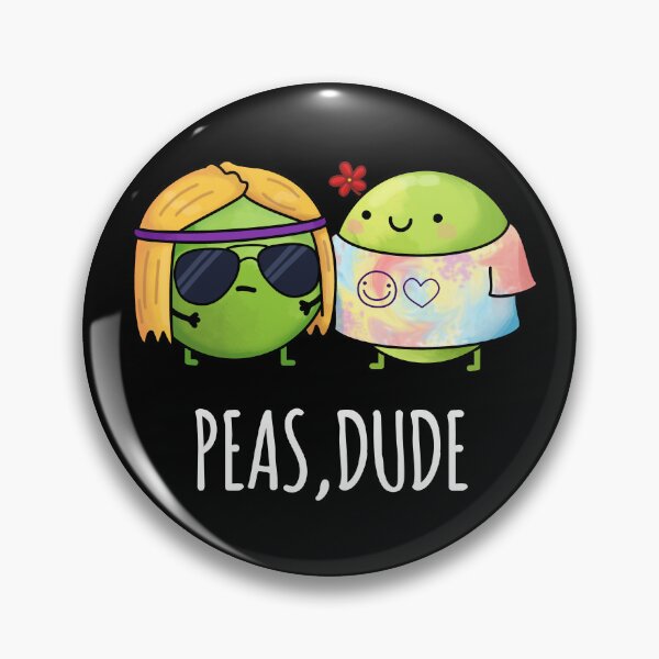 Item preview, Peas Dude Funny Veggie Pea Puns (Dark BG) designed and sold by punnybone.