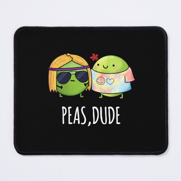 Item preview, Peas Dude Funny Veggie Pea Puns (Dark BG) designed and sold by punnybone.