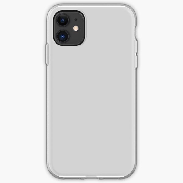 PLAIN SOLID LIGHT GREY -EXCALIBUR GRAY|EXCALIBUR GREY| GREY TONES | GREY HUES - OVER 100 SHADES OF GREY AND SILVERS ON OZCUSHIONS iPhone Soft Case