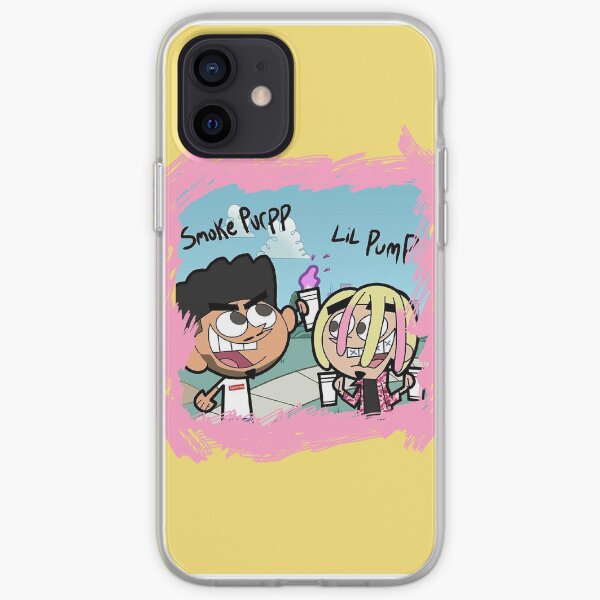 Estuche para teléfono Lil Pump + Smoke Purpp Funda blanda para iPhone