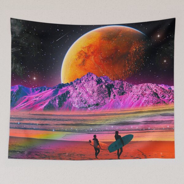 Item preview, Ride the rainbow wave designed and sold by Moonquestart.