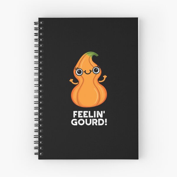 Item preview, Feelin Gourd Funny Veggie Puns (Dark BG) designed and sold by punnybone.