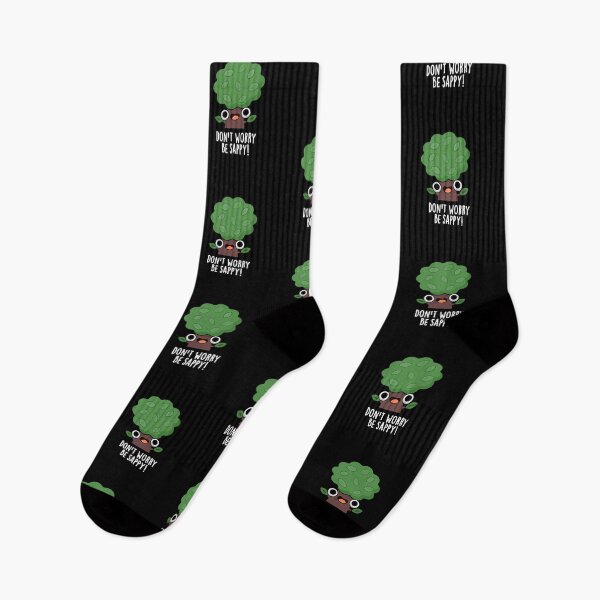 Item preview, Don't Worry Be Sappy Funny Tree Puns (Dark BG) designed and sold by punnybone.