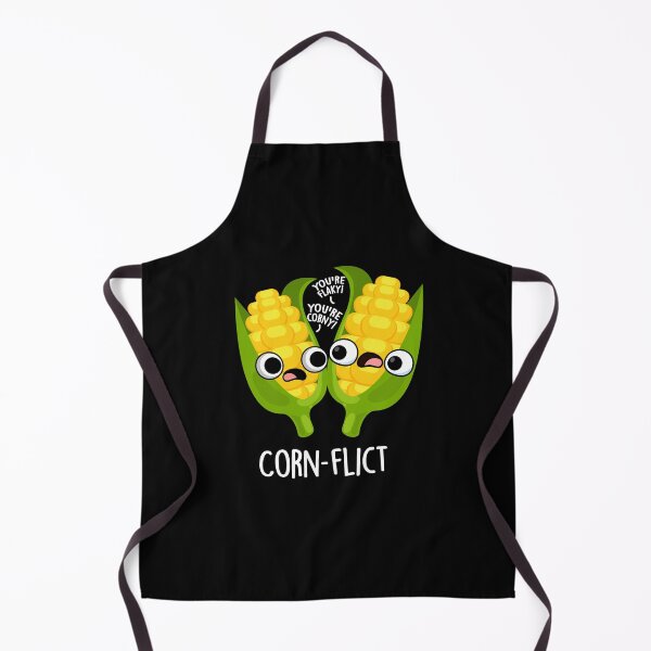 Item preview, Corn-flict Funny Corn Puns (Dark BG) designed and sold by punnybone.