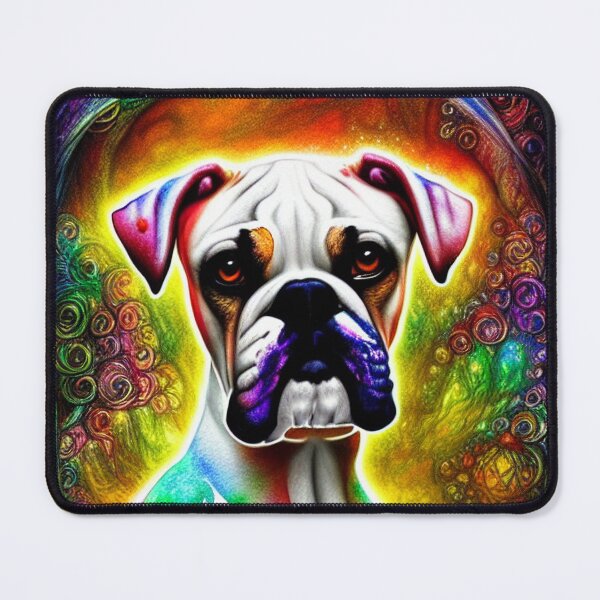 Item preview, Tribal Boxer Dog Pop Art 10 designed and sold by DiatomDesigns.