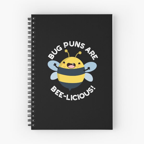 Item preview, Bug Puns Are Bee-licious Funny Bee Puns (Dark BG) designed and sold by punnybone.