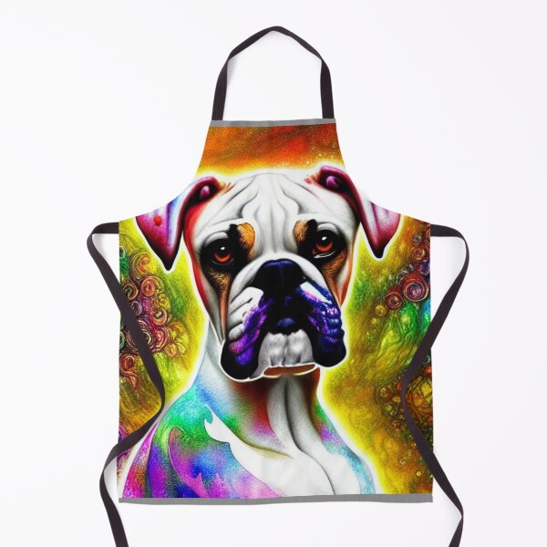 Item preview, Tribal Boxer Dog Pop Art 10 designed and sold by DiatomDesigns.