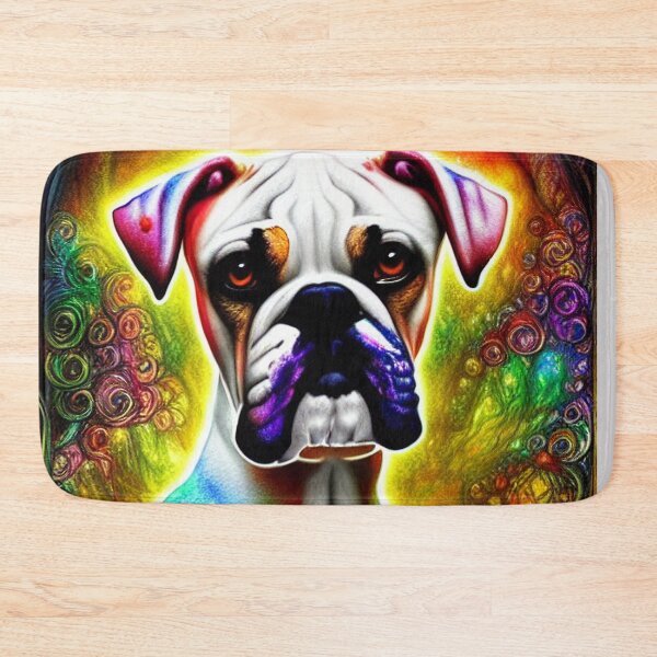 Item preview, Tribal Boxer Dog Pop Art 10 designed and sold by DiatomDesigns.
