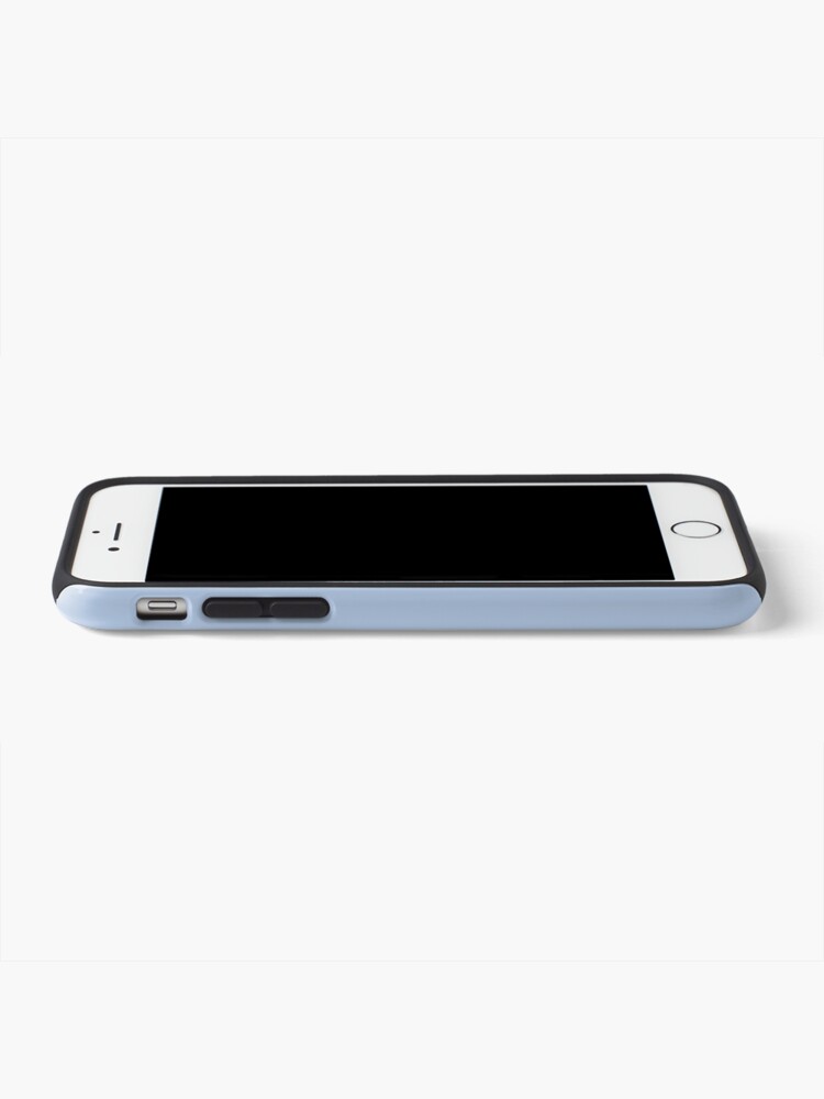 Alternate view of PLAIN SOLID LIGHT STEEL BLUE-100 BLUE SHADES ON OZCUSHIONS ON ALL PRODUCTS iPhone Case & Cover