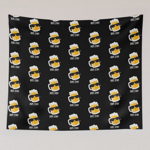 Item preview, Beer-ed Funny Beer Beard Pun (Dark BG) designed and sold by punnybone.