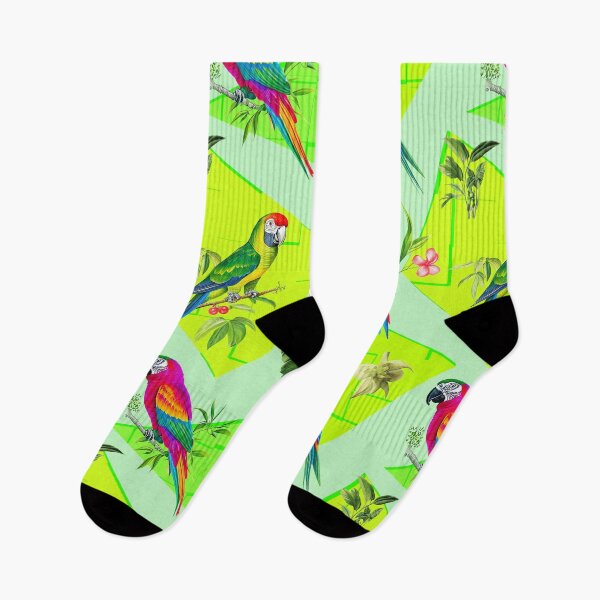 Item preview, Funky Retro Parrots designed and sold by UncannyCanvas.