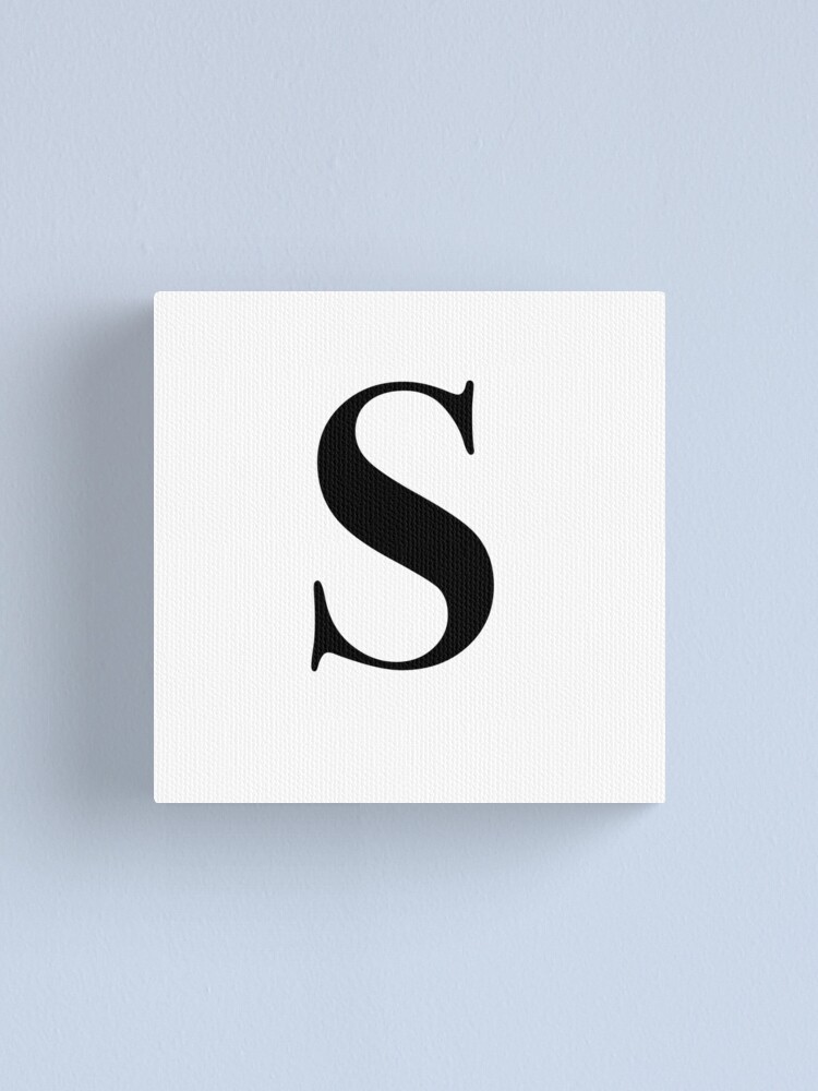 Letter S- monogram initial