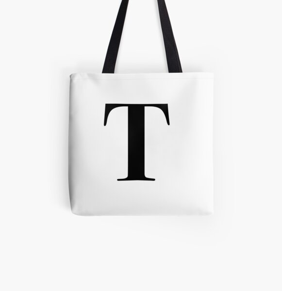 Letter T- Monogram Initial Tote Bag for Sale by Katie Ryder