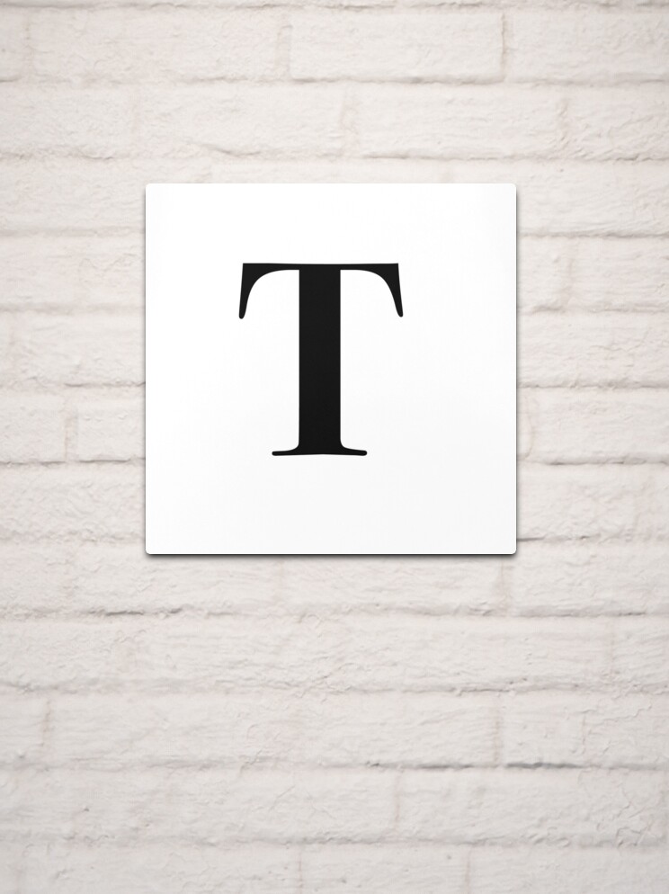 Letter T- Monogram Initial