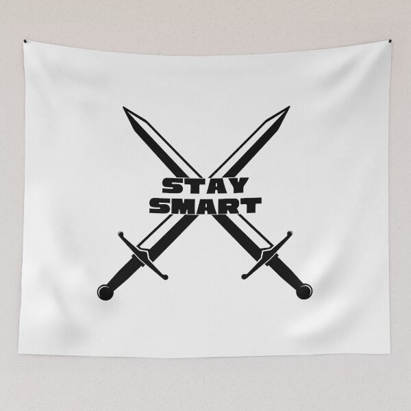Item preview, Stay Smart Bold Black Swords designed and sold by Pink Ribbon.